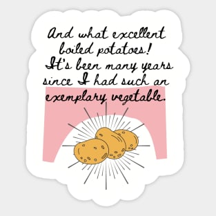 Mr Collins Potato Exemplary Vegetable Sticker